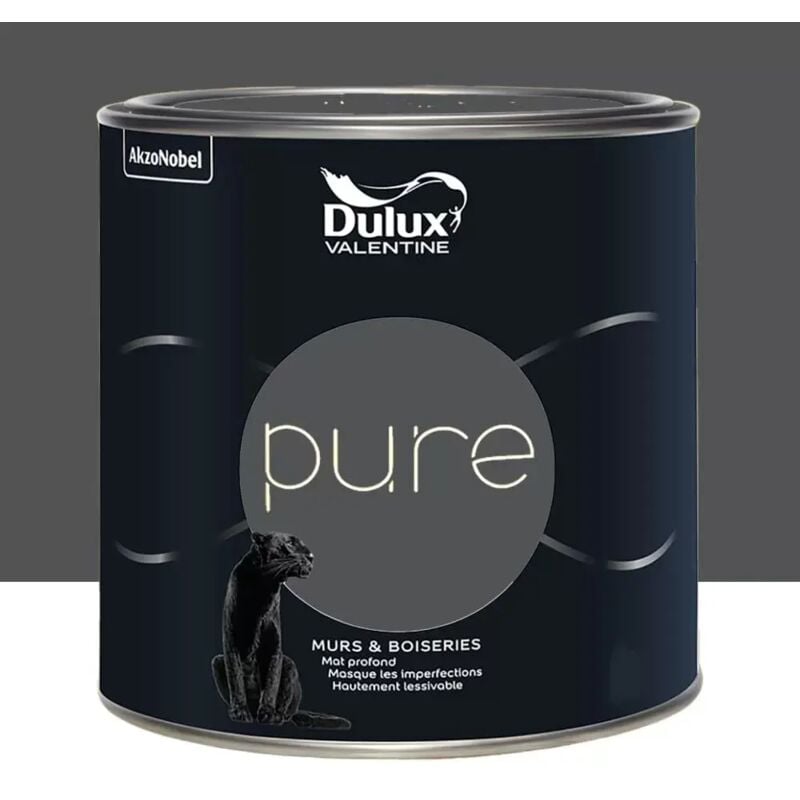Peinture murs & boiseries Dulux Valentine Pure Gris 2 l