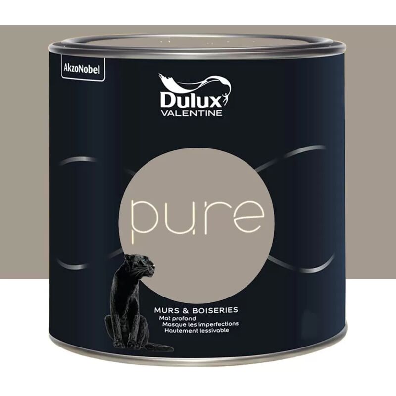 Peinture murs & boiseries Dulux Valentine Pure Taupe 2 l