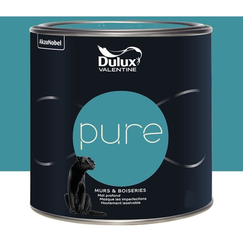 Dulux Valentine - Peinture murs & boiseries Pure Turquoise 2 l