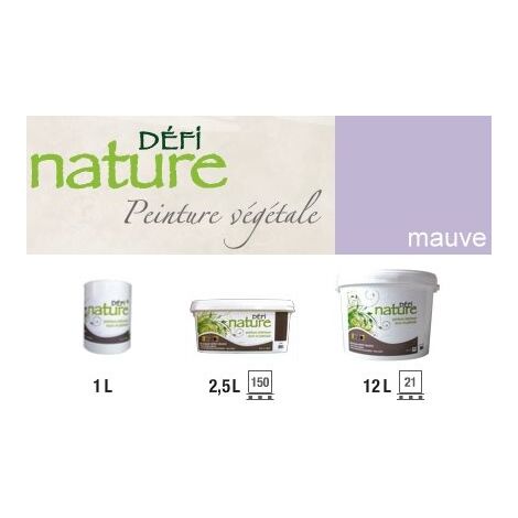 Peinture naturelle végétale Mauve Conditionnement: Seau (2.5L)
