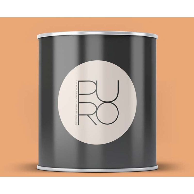 Peinture orange chaud mat moderne et résistante Peinture satinée facile à appliquer Peinture puro Premium C9001 5L - Orange