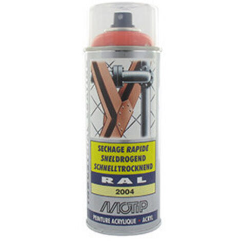 Peinture orange KUBOTA/OLEO-MAC, aérosol 400 ml.