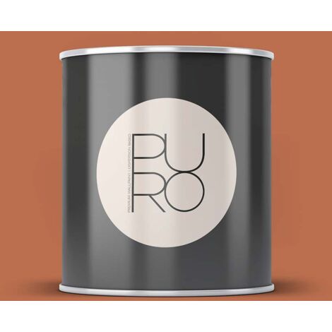 Peinture orange poussiéreux mat moderne et résistante Peinture satinée facile à appliquer Peinture PURO Premium C9006 2,5L