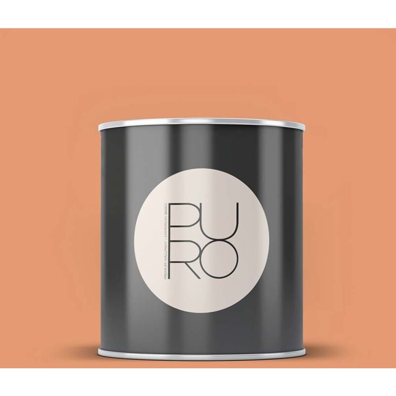 Peinture orange terracotta mat moderne et résistante Peinture satinée facile à appliquer Peinture puro Premium C9002 5L - Orange