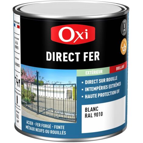 Peinture Oxi Direct Fer 0.5 Litre Vert Feuillage - Oxi