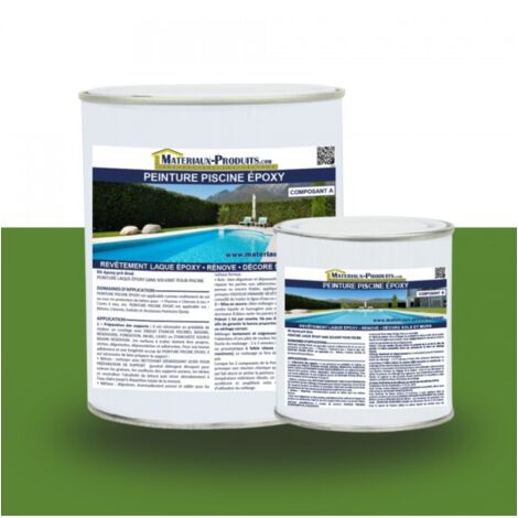 Peinture Piscine Epoxy - 1 Kg Vert Gazon - MATPRO