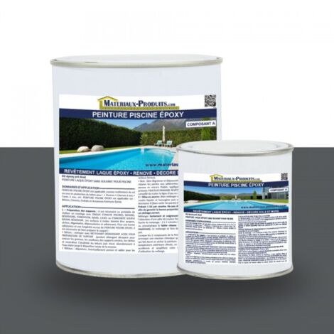 Peinture Piscine Epoxy - 2.5 Kg Gris ardoise - MATPRO