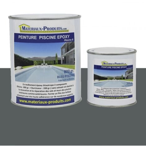 Peinture Piscine Epoxy Gris Basalte