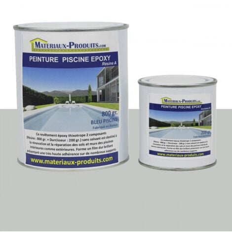 Peinture Piscine Epoxy Gris Clair