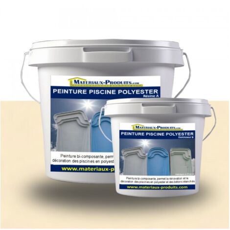 Peinture Piscine Polyester - 15 Kg Beige - MATPRO