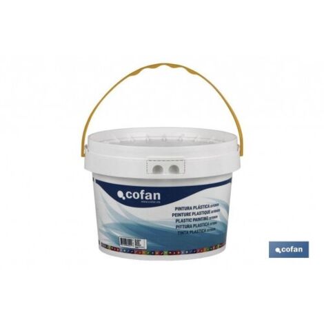 Peinture plastique extérieure mate 750 ml blanc
