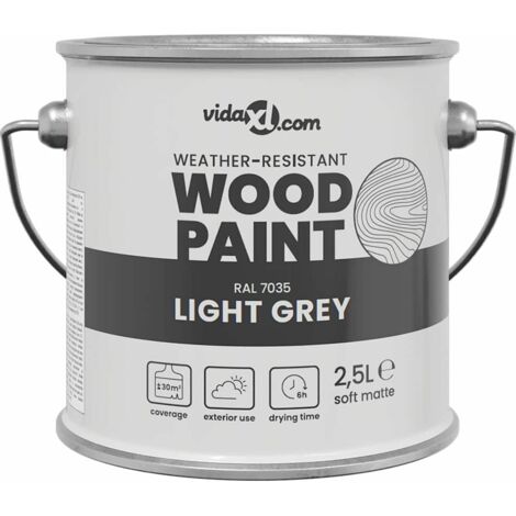 Peinture pour bois Gris 16,5 x 16,5 x 15,9 cm Impression murale CFW631725