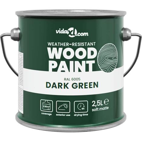 Peinture pour bois Vert 16,5 x 16,5 x 15,9 cm Impression murale CFW710750