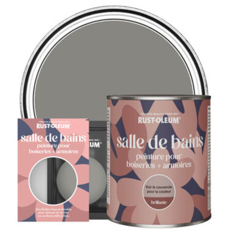 Peinture pour Boiseries & Armoires de Salle de Bains, Finition Brillante - Béton
