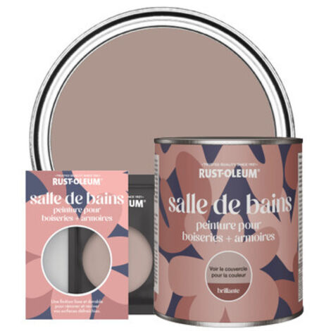 Peinture pour Boiseries & Armoires de Salle de Bains, Finition Brillante - Dentelle