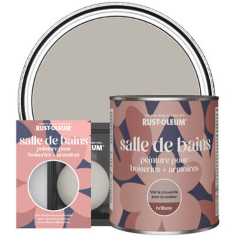 Peinture pour Boiseries & Armoires de Salle de Bains, Finition Brillante - Grenoble