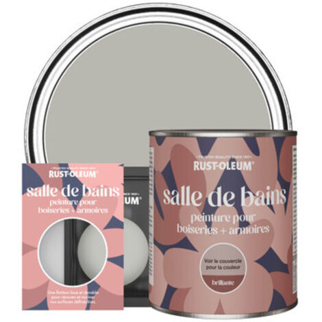 Peinture pour Boiseries & Armoires de Salle de Bains, Finition Brillante - Grey Tree