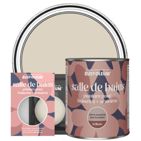 Peinture pour Boiseries & Armoires de Salle de Bains, Finition Brillante - Jute