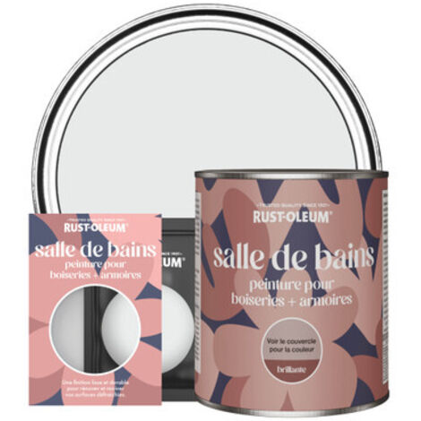 Peinture pour Boiseries & Armoires de Salle de Bains, Finition Brillante - Monaco