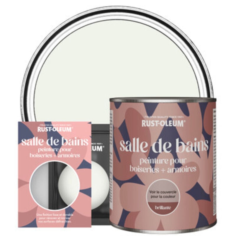 Peinture pour Boiseries & Armoires de Salle de Bains, Finition Brillante - Mousse de Lait