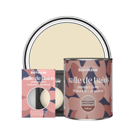 Peinture pour Boiseries & Armoires de Salle de Bains, Finition Brillante - Plume