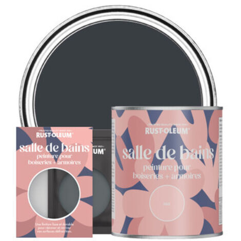 Peinture pour Boiseries & Armoires de Salle de Bains, Finition Mate - Anthracite (RAL 7016)