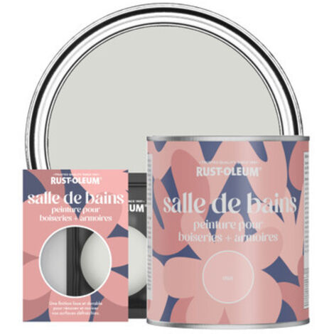 Peinture pour Boiseries & Armoires de Salle de Bains, Finition Mate - Gris d'Hiver