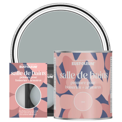Peinture pour Boiseries & Armoires de Salle de Bains, Finition Mate - Gris Minéral