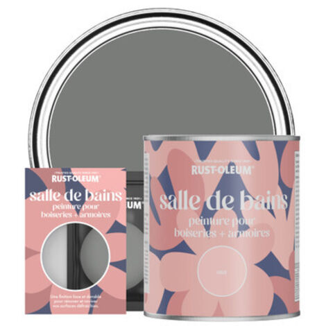 Peinture pour Boiseries & Armoires de Salle de Bains, Finition Mate - Gris Ombre