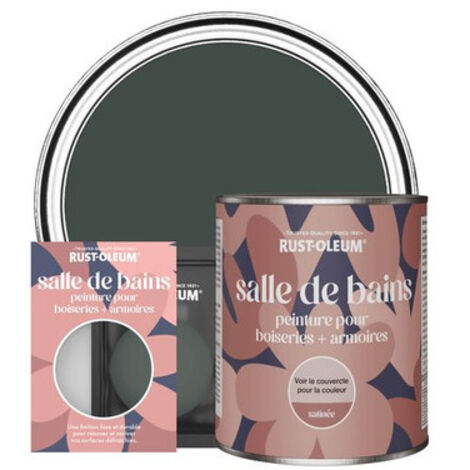 Peinture pour Boiseries & Armoires de Salle de Bains, Finition Satinée - After Dark