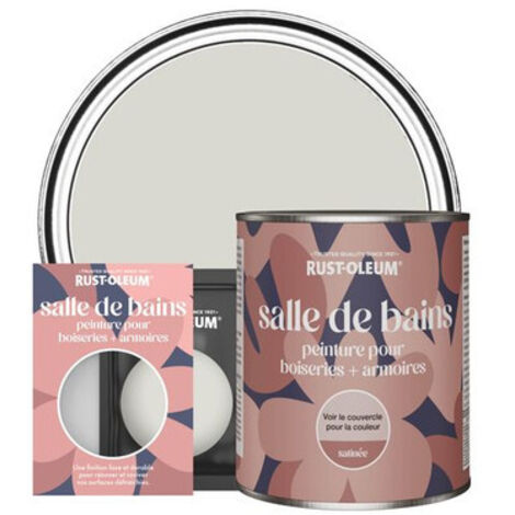 Peinture pour Boiseries & Armoires de Salle de Bains, Finition Satinée - Bouleau