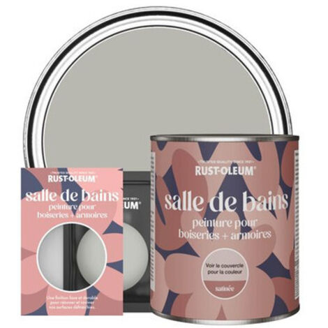 Peinture pour Boiseries & Armoires de Salle de Bains, Finition Satinée - Grey Tree