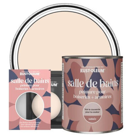 Peinture pour Boiseries & Armoires de Salle de Bains, Finition Satinée - Melrose