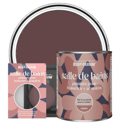 Peinture pour Boiseries & Armoires de Salle de Bains, Finition Satinée - Mûre