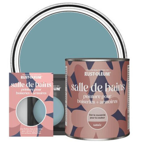 Peinture pour Boiseries & Armoires de Salle de Bains, Finition Satinée - Océan