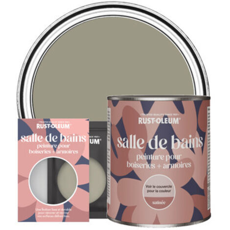 Peinture pour Boiseries & Armoires de Salle de Bains, Finition Satinée - Racine