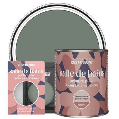 Peinture pour Boiseries & Armoires de Salle de Bains, Finition Satinée - Sérénité