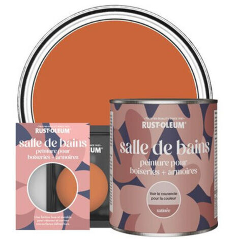 Peinture pour Boiseries & Armoires de Salle de Bains, Finition Satinée - Thé Chaï