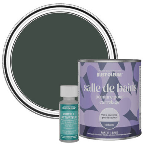 Peinture pour Carrelage de Salle de Bain, Finition Brillante - After Dark 750ml