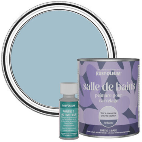 Peinture pour Carrelage de Salle de Bain, Finition Brillante - Après l'orage 750ml