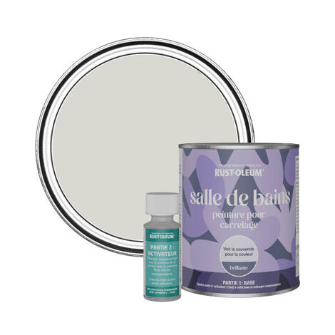 Peinture pour Carrelage de Salle de Bain, Finition Brillante - Bouleau 750ml