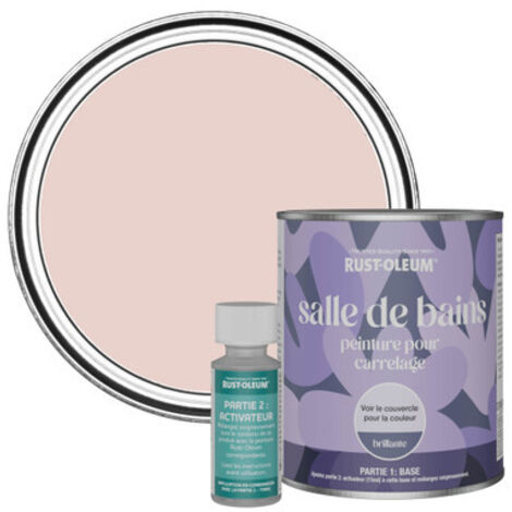 Peinture pour Carrelage de Salle de Bain, Finition Brillante - Champagne Rosé 750ml