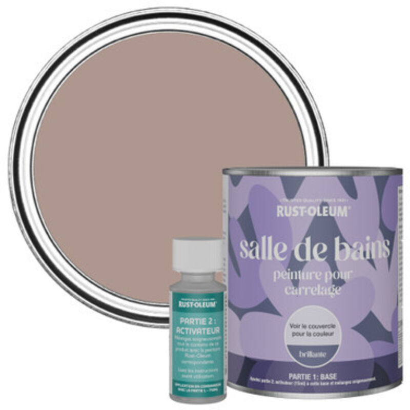 Peinture pour Carrelage de Salle de Bain, Finition Brillante - Dentelle 750ml