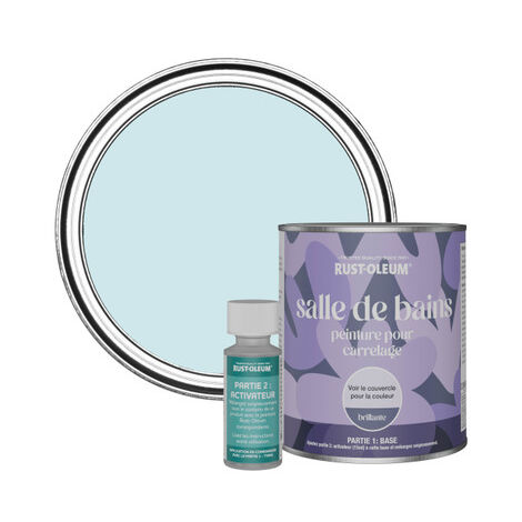 Peinture pour Carrelage de Salle de Bain, Finition Brillante - Eucalyptus 750ml
