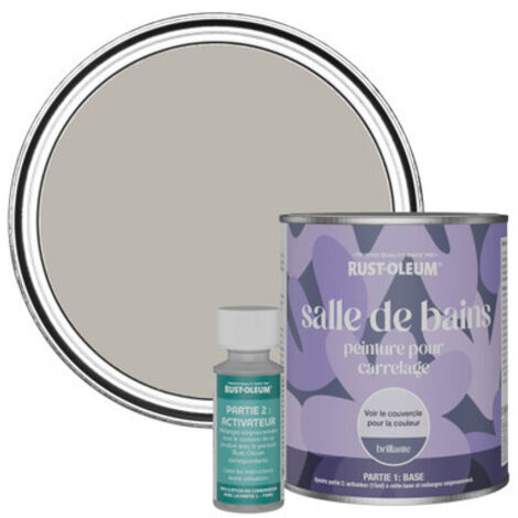 Peinture pour Carrelage de Salle de Bain, Finition Brillante - Grenoble 750ml