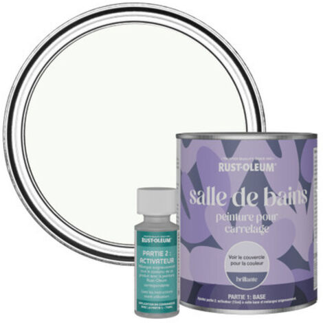 Peinture pour Carrelage de Salle de Bain, Finition Brillante - Immobile 750ml