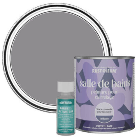 Peinture pour Carrelage de Salle de Bain, Finition Brillante - Iris 750ml