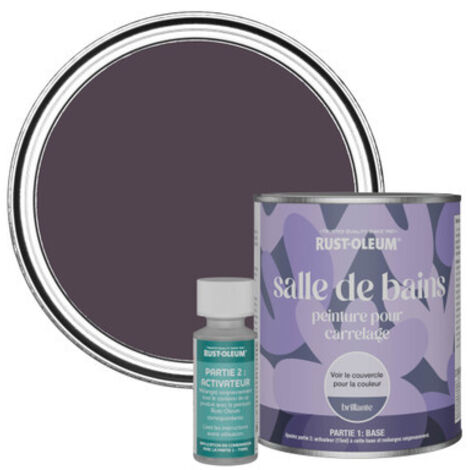 Peinture pour Carrelage de Salle de Bain, Finition Brillante - Jus de raisin 750ml