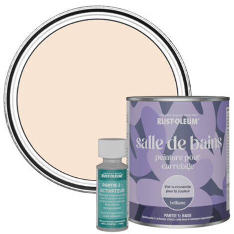 Peinture pour Carrelage de Salle de Bain, Finition Brillante - Melrose 750ml