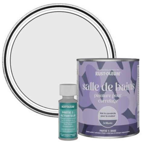 Peinture pour Carrelage de Salle de Bain, Finition Brillante - Monaco 750ml
